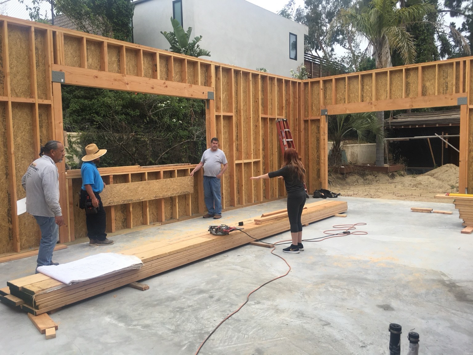 New framing taking shape